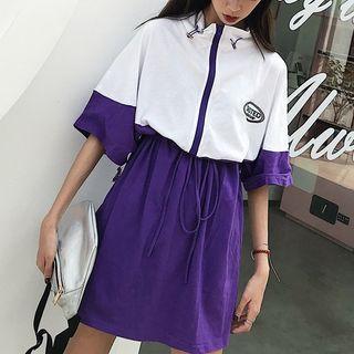 Belted T-shirt Dress