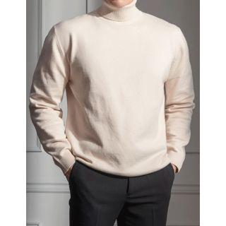 Turtle-neck Knit Top In 13 Colors