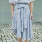 Stripe Bow Skirt