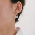 Flower Alloy Dangle Earring 1 Pair - Stud Earrings - Gold - One Size