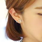 Rhinestone Butterfly Earrings / Clip-on Earrings