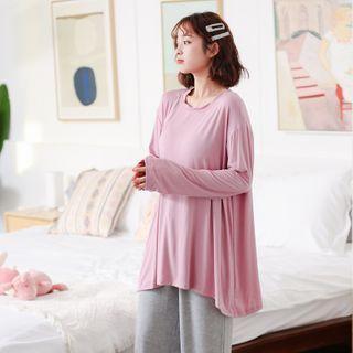 Long-sleeve Sleep Top