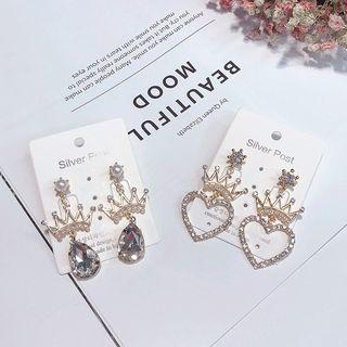 Jeweled Crown Earring