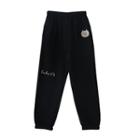 Pig Embroidered Sweatpants Black - One Size