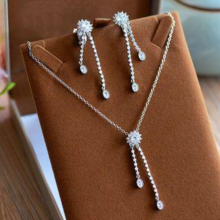 Set: Wedding Necklace + Earring