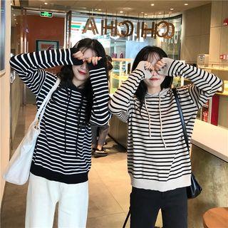 Hooded Stripe Sweater