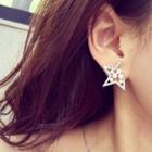 Faux Pearl Star Earrings / Necklace