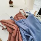 Plain Button Camisole Top