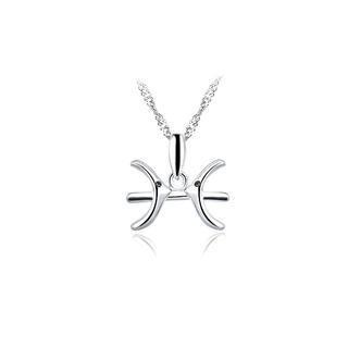 925 Sterling Silver Constellation Pisces Pendant With Necklace