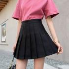 Pleated Skirt With Inset Shorts