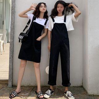 Straight Cut Dungaree / Dungaree Dress