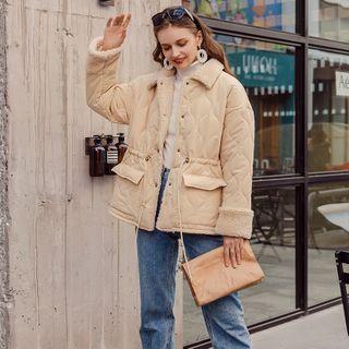 Fleeced Buttoned Coat