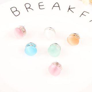 Cats Eye Stone Brooch