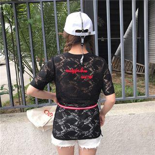 Lace Printed Top