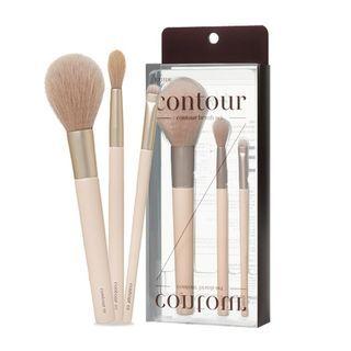 Etude - Contour Powder Brush Set 3 Pcs