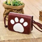 Animal Paw Faux Leather Satchel