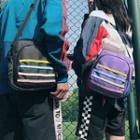 Couple Matching Striped Cross Shoulder Bag