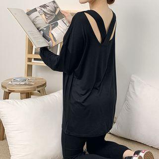 Strap-back Plain T-shirt