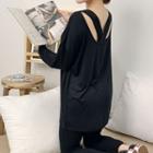 Strap-back Plain T-shirt
