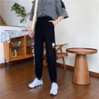 Daisy Embroidered Harem Sweatpants