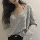 Wrap Sweater Gray - One Size