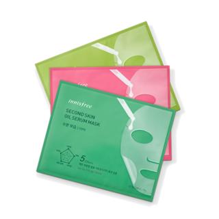Innisfree - Second Skin Oil Serum Mask 1pc (3 Types) Olive