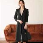 Tall Size Single-breasted Tailored Coat