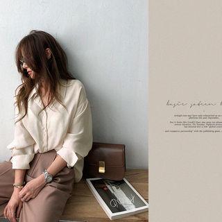 Sleek Sheer Plain Shirt
