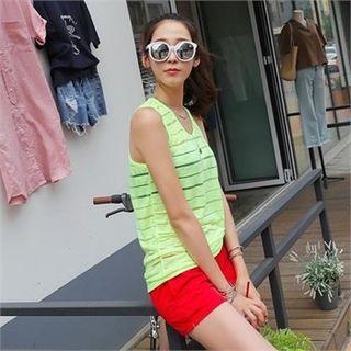 Mesh-detail Tank Top