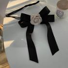 Floral Bow Hair Clip / Hair Tie