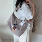 Mickey Mouse Print Shoulder Bag