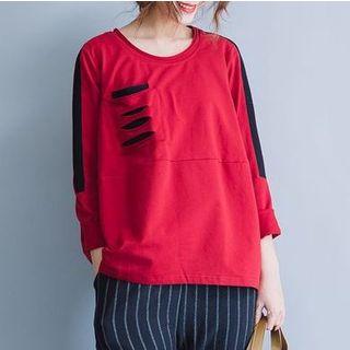 Ripped Pocket Pullover