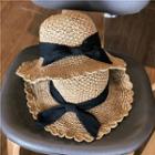 Bow Sun Hat Khaki - One Size