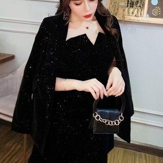 Glitter Blazer / Tube Dress