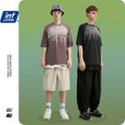 Unisex Loose-fit Printed Raglan T-shirt