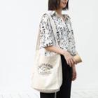 Lettering Crossbody Tote Bag Lettering - Off-white - One Size