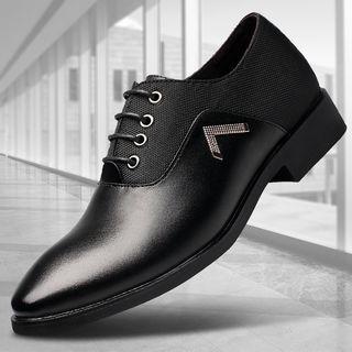 Genuine Leather Pointed Oxfords
