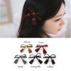 Tasseled Bow Hair Clip