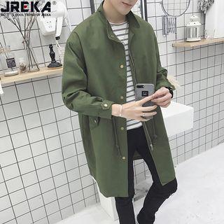 Loose-fit Drawstring-waist Jacket