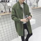 Loose-fit Drawstring-waist Jacket