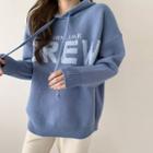 Embroider Letter Hoodie