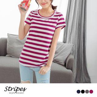 Classic Striped Cotton Tee