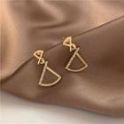Rhinestone Drop Earring 1 Pair - Stud Earring - As Shown In Figure - One Size