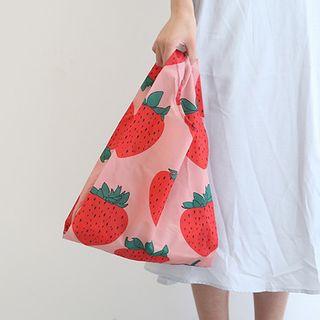 Printed Nylon Shopper Bag