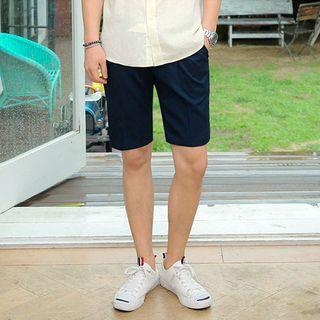 Pocket-side Dress Shorts