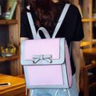 Bow Accent Flap Backpack