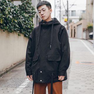 Hooded Zip Utility Jacket