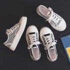 Houndstooth Canvas Sneakers