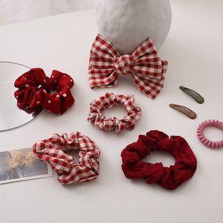 Fabric Scrunchie / Hair Clip (various Designs)
