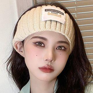 Applique Ribbed Knit Headband